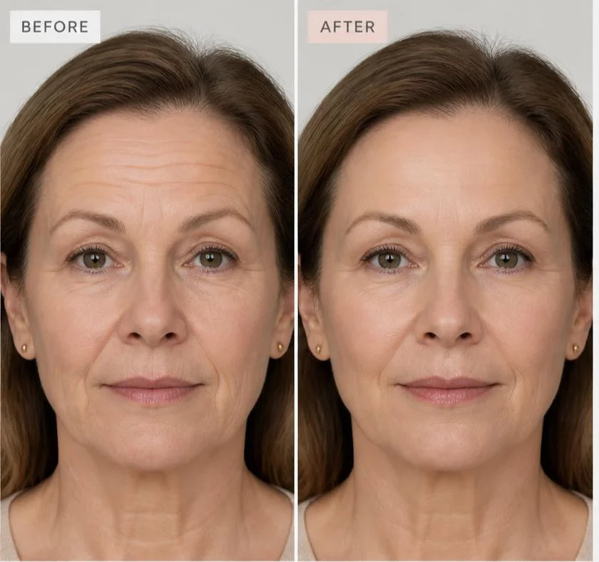 SMOOTHES YOUR HORIZONTAL FOREHEAD LINES